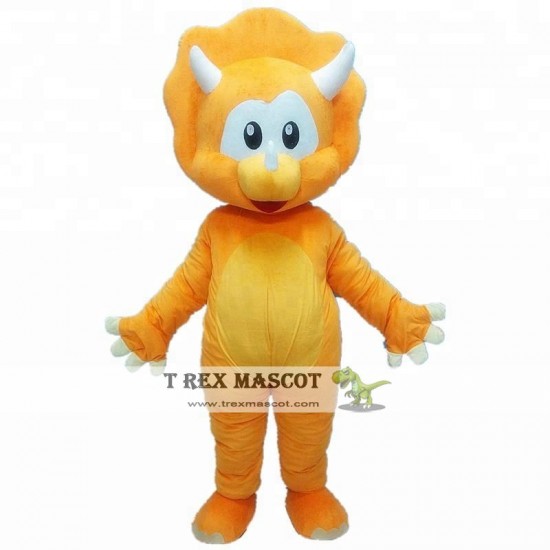 Triceratops Dinosaur Mascot Costume