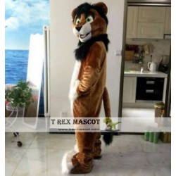 Long Fur Lion Fursuit Mascot Costume