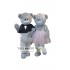 Wedding Teddy bear Mascot Costumes