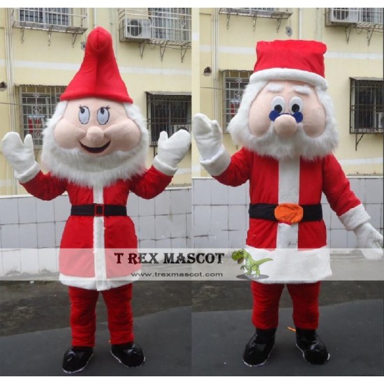 Santa Claus Christmas Mascot Costume