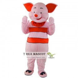 Pink Pig Mascot Costume