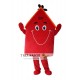 Red house Mascot Costume