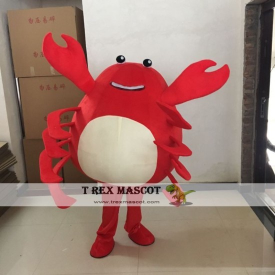 Red Crab Mascot Costume