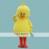 Yellow Duck Mascot Costume