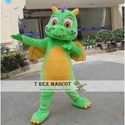 Green Dragon Mascot Costume