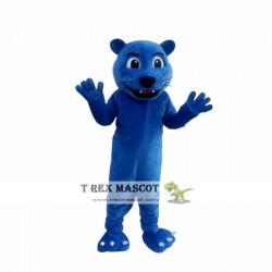 Blue Panther Lion Mascot Costume