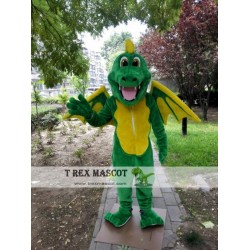 Green Dragon Mascot Costume