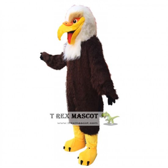 Brown Eagle Mascot Costume