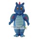 Cartoon Blue Dragon Mascot Costume