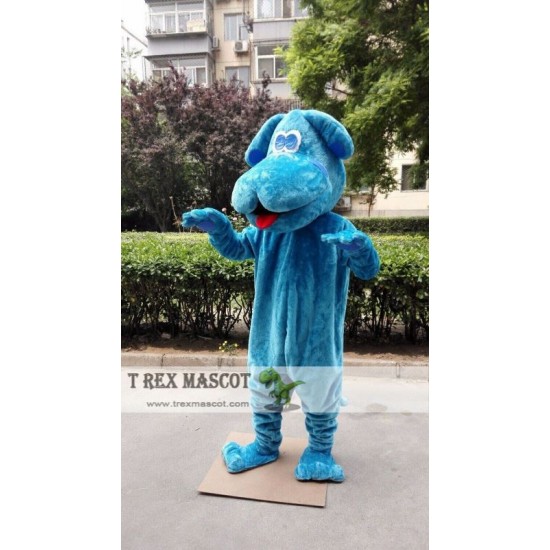 Blue Dog Mascot Costume