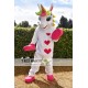 Unicorn Cartoon Mascot Costume Rainbow pony costume