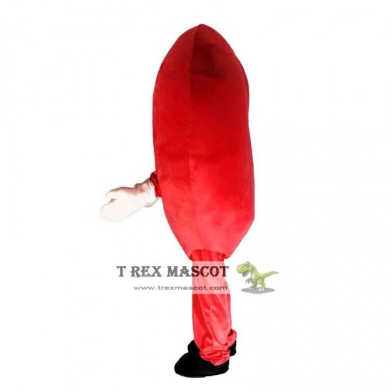 Valentine's Day Red Heart Love Mascot Costume