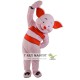 Pink Pig Mascot Costume