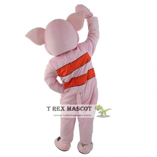 Pink Pig Mascot Costume