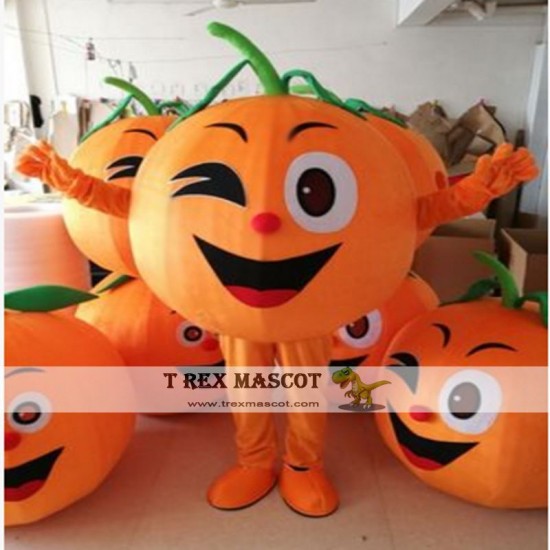 Orange Mascot Costume