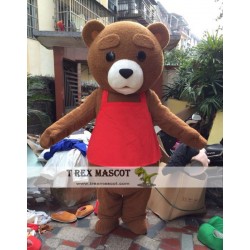 Teddy Bear Cartoon Mascot Costume