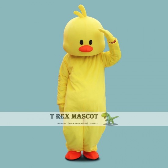 Yellow Duck Mascot Costume