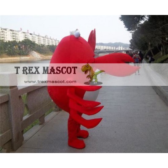 Red Crab Mascot Costume