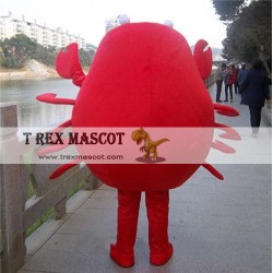 Red Crab Mascot Costume