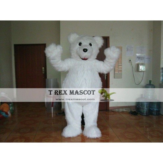 White Bear Mascot Costume