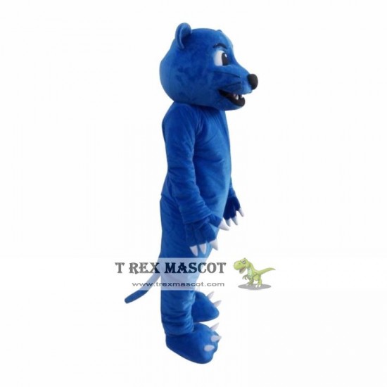 Blue Panther Lion Mascot Costume