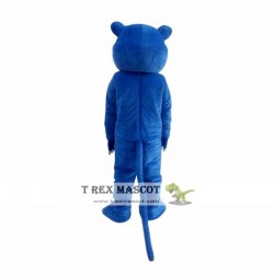 Blue Panther Lion Mascot Costume