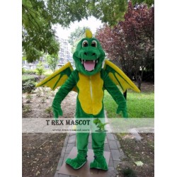 Green Dragon Mascot Costume