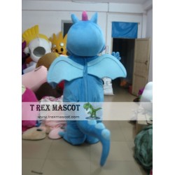 Blue Dragon Mascot Costume