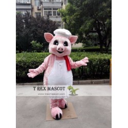 Pig Chef Mascot Costume