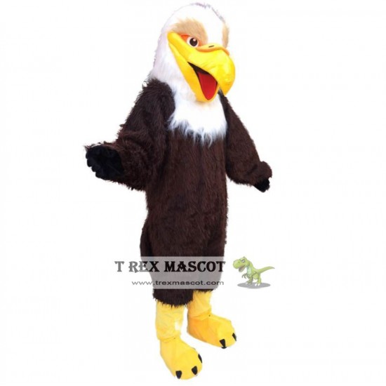 Brown Eagle Mascot Costume