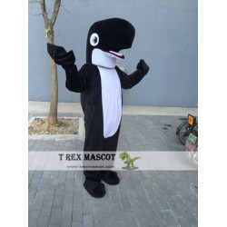 Black Shark Dolphin Mascot Costume