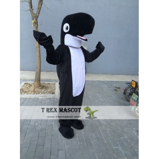 Black Shark Dolphin Mascot Costume