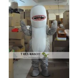 Grey Shark Mascot Costume