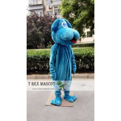 Blue Dog Mascot Costume