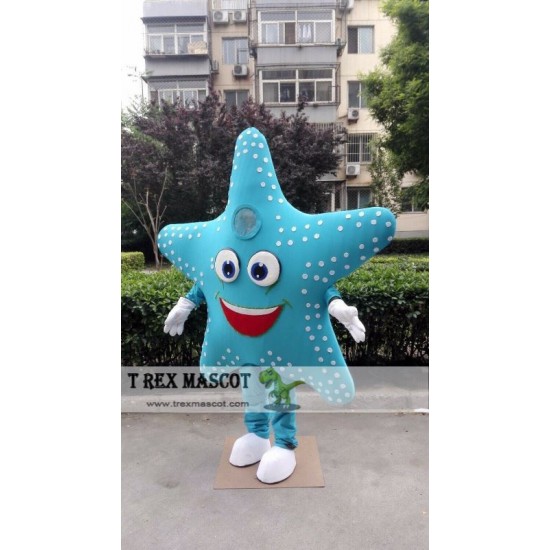 Blue Starfish Sea Star Mascot Costume